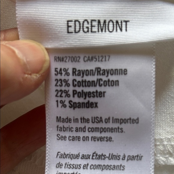 PAIGE Women's White  EDGEMONT Mid Rise Ultra  Skinny Jeans - Picture 11 of 16